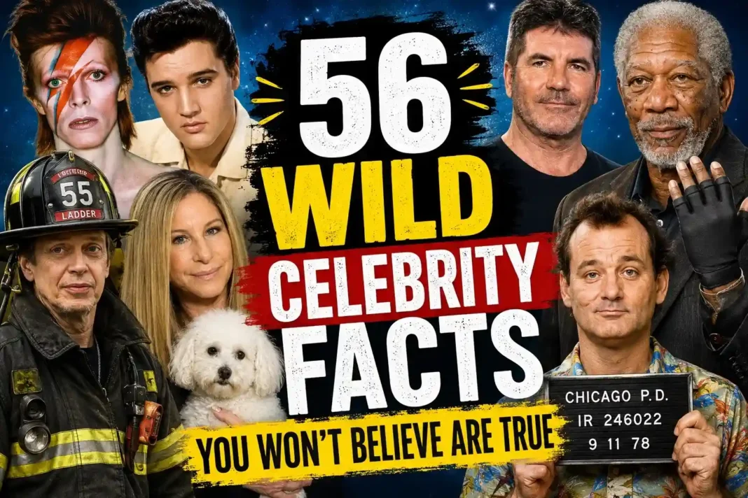56 Wild Celebrity Facts You Won't Believe Are True 56 wild celebrity facts featuring famous stars with surprising jobs, hidden secrets, and unbelievable true stories