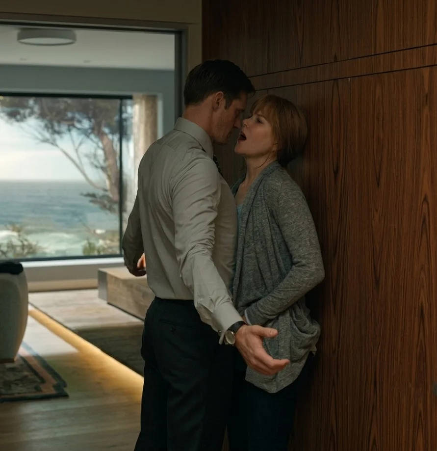 Nicole Kidman in Big Little Lies abusive relationship scenes (2017)