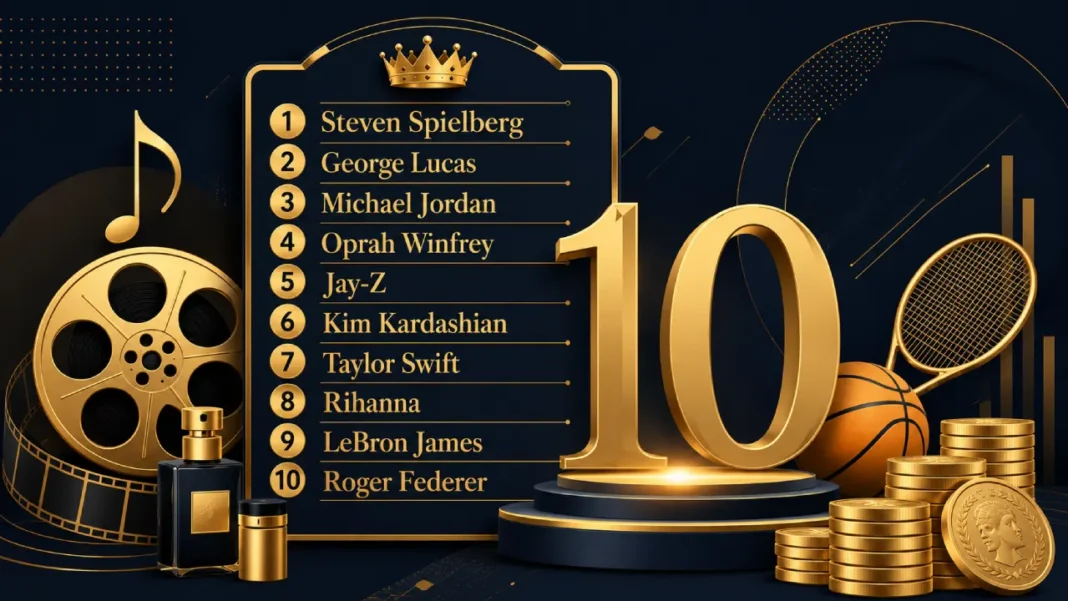 Top 10 Richest Celebrity Entrepreneurs 2026 Top 10 richest celebrity entrepreneurs ranked by net worth in 2026, illustrated with wealth and industry icons