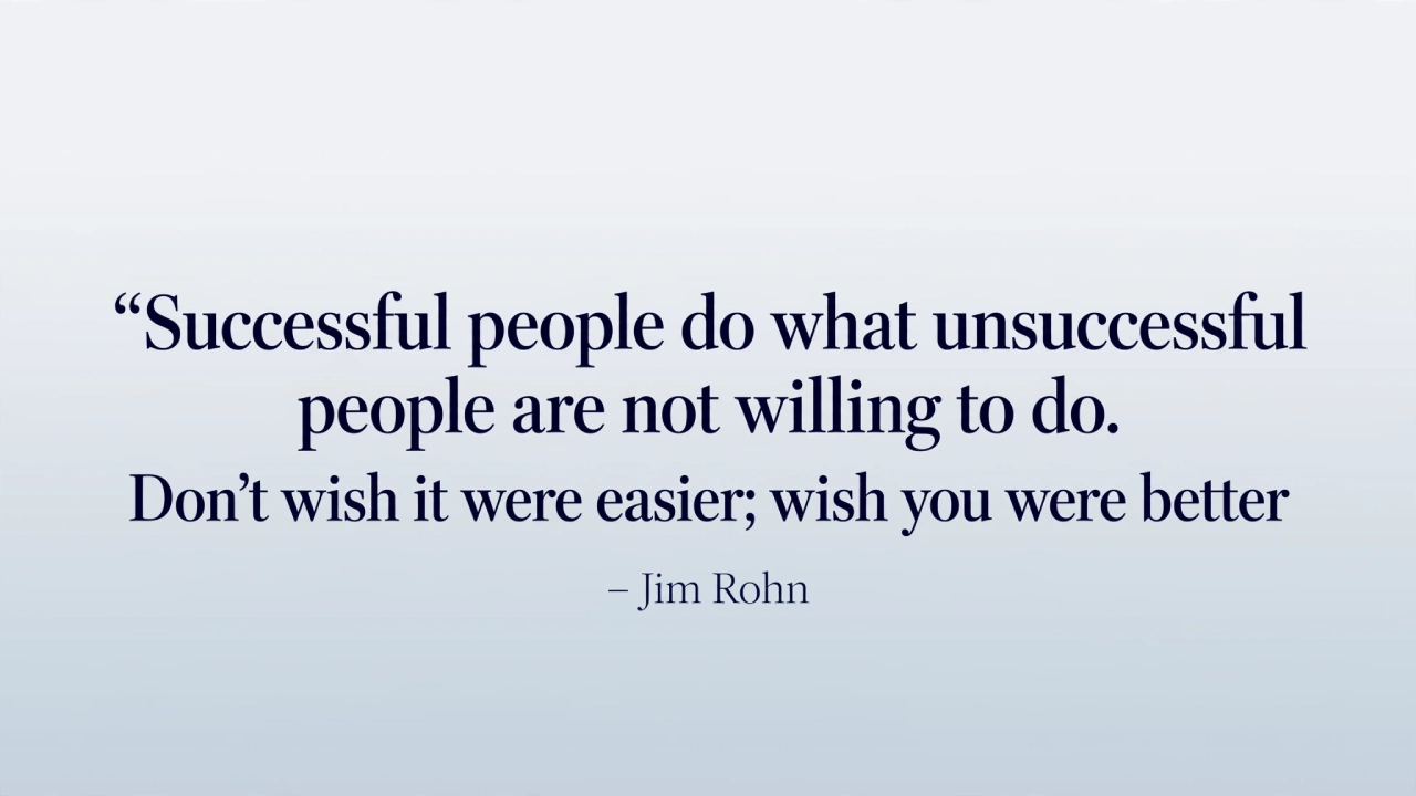Jim Rohn motivational picture quote about discipline and self improvement
