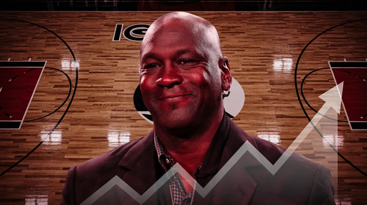 Michael Jordan's net worth growth after his divorce settlement with Juanita Vanoy