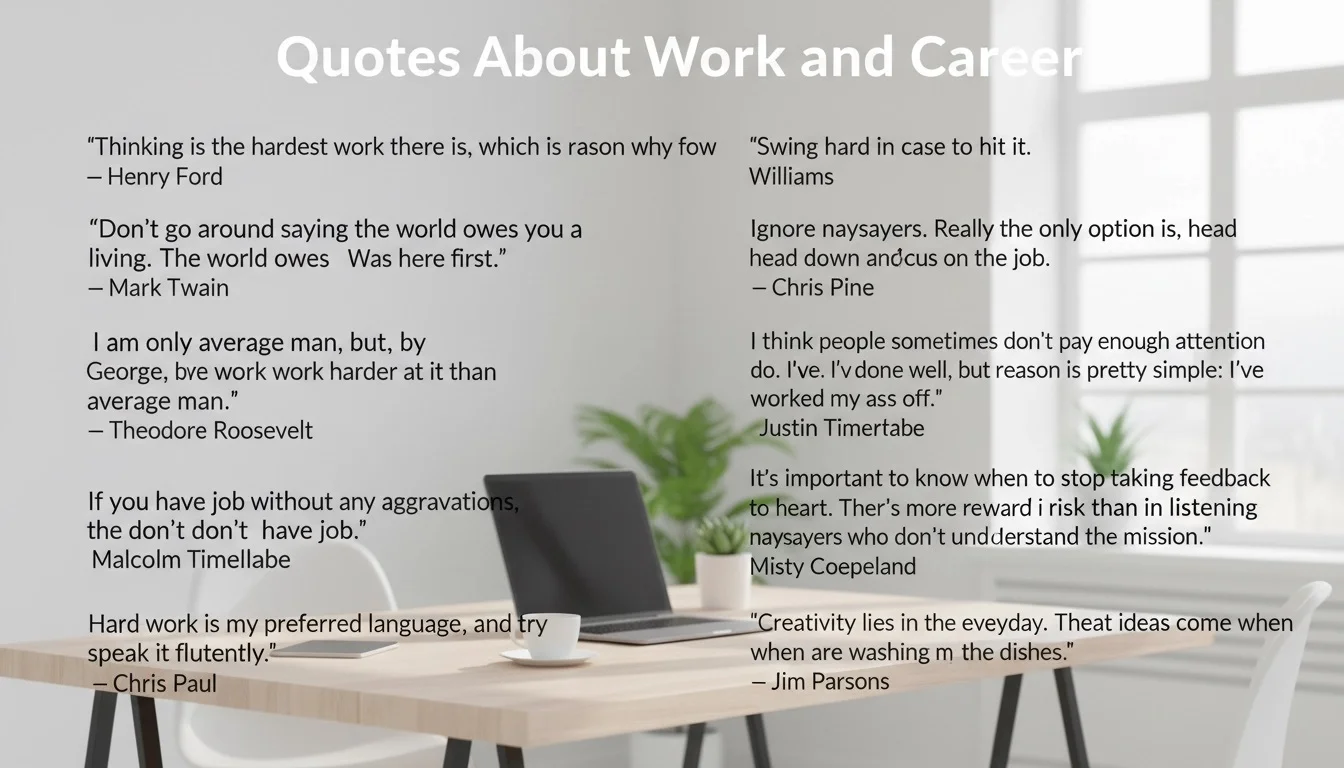 Modern workspace representing career motivation