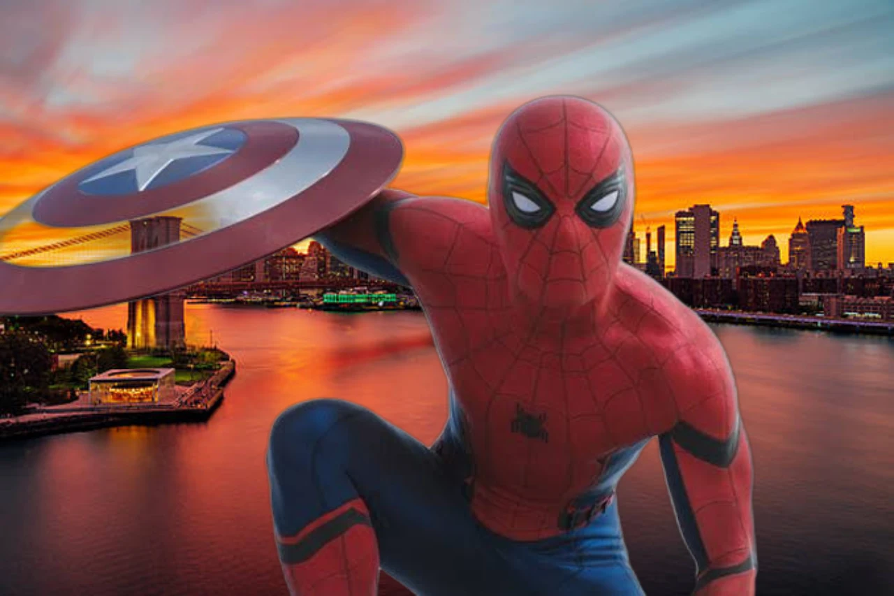 Tom Holland at a press event, star quote rose after Spider-Man: Homecoming